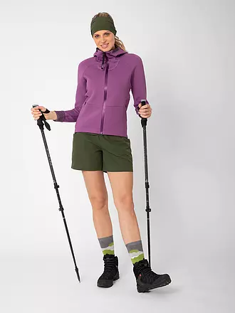 LAMUNT | Veste polaire thermique à capuche Antje pour femmes | beere